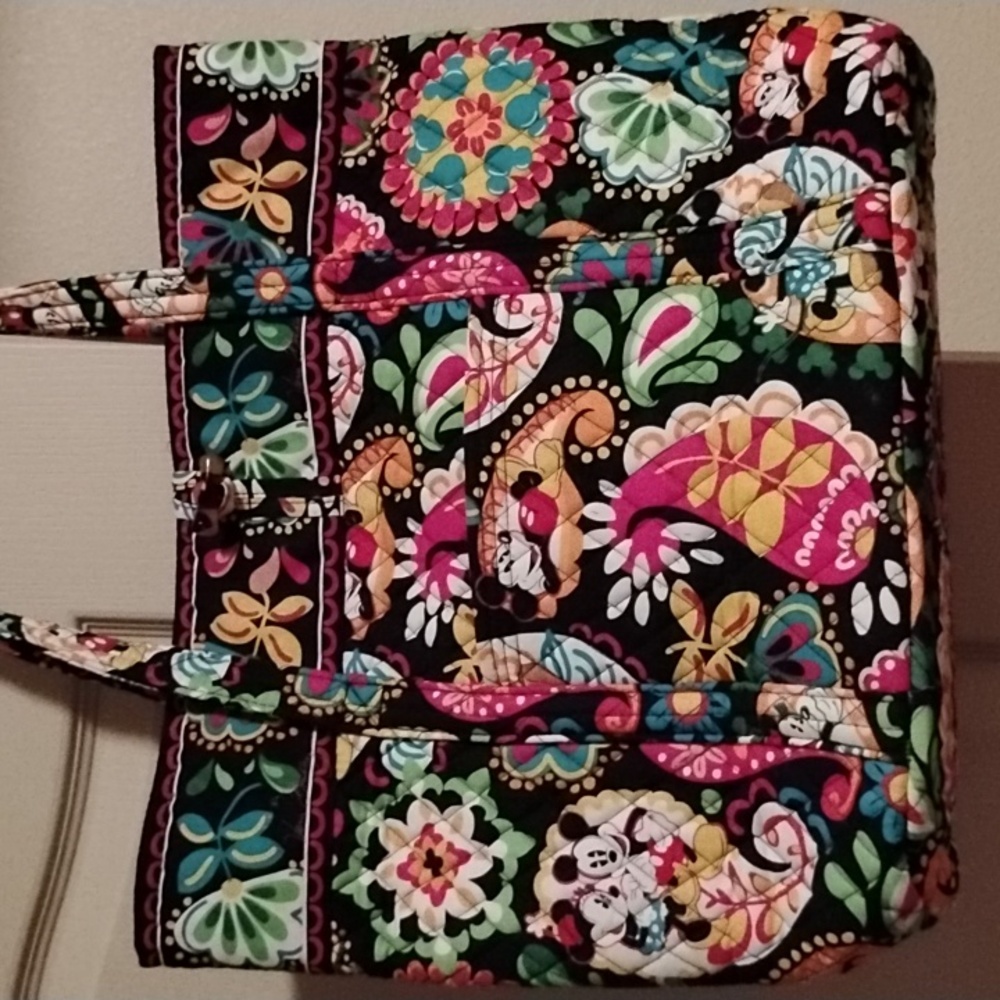 🎉Vera Bradley "Midnight w/Mickey" Large Tote